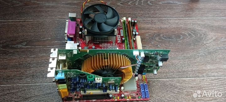 Комплект материнская процессор оперотива и карты
