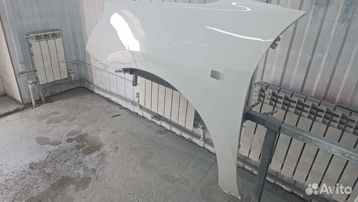 Крыло переднее левое nissan almera j 15 белое 369