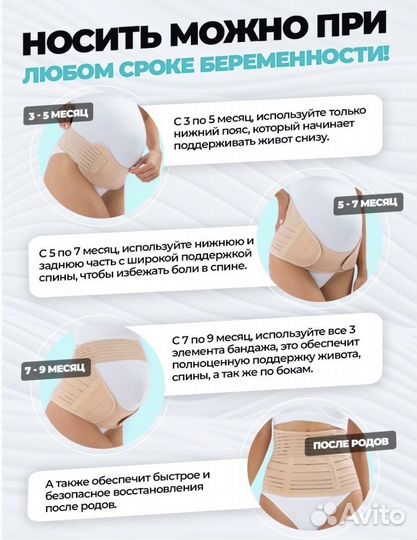 Бандаж для беременных и после родов