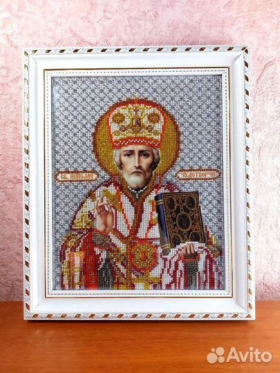 Иконы вышитые чешским бисером