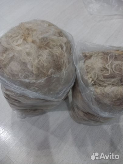 Собачья шерсть пух