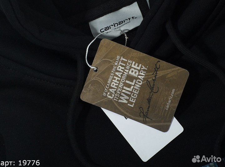 Худи Carhartt smocking Черное