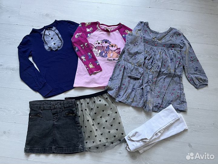 Пакет вещей на девочку 4-5 лет