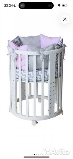 Кроватка Polini Kids Simple 911 (трансформер)