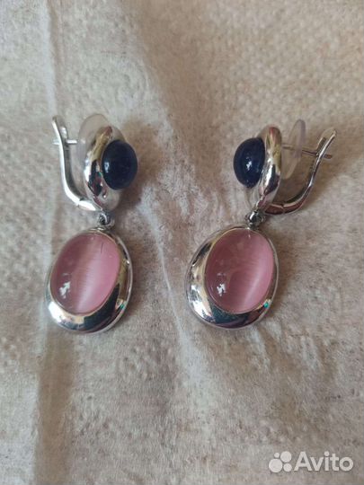 Серьги серебро