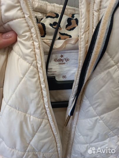 Куртка на девочку весна -осень димесезонная 86-92