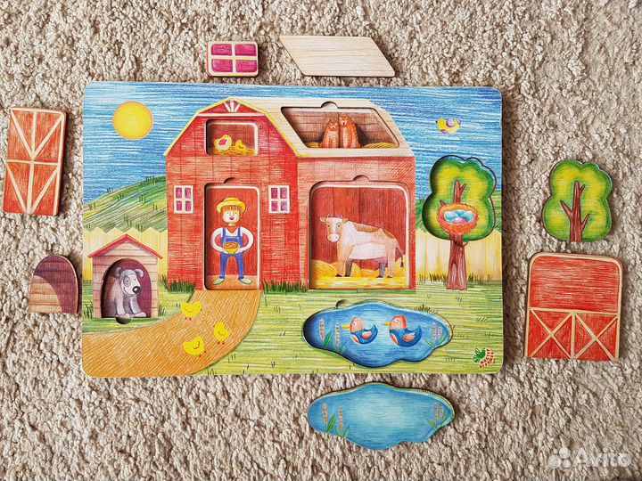 Деревянные пазлы