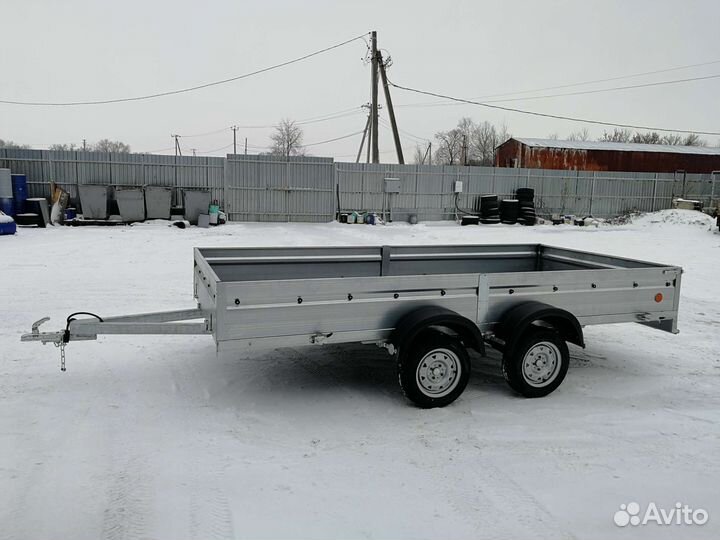 Прицеп Престиж 4,0*2,0 2хосн без тента