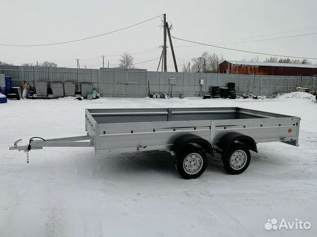 Прицеп Престиж 4,0*2,0 2хосн без тента