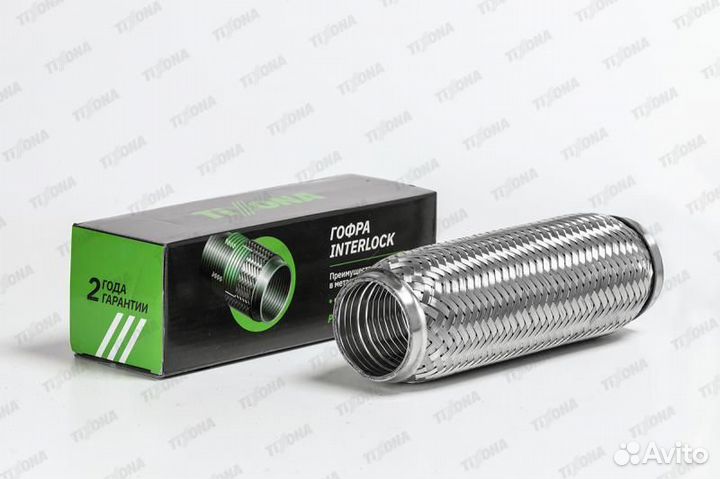 Гофра 60 / 250 (aisi 304 with interlock)