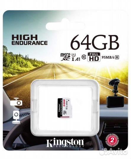 Карта памяти MicroSD Kingston Endurance 32 / 64 Gb