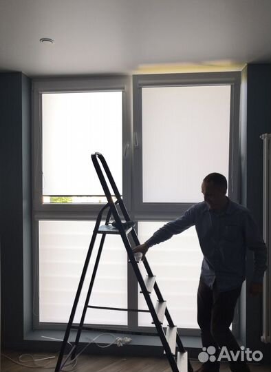Шторы рулонные в кассете