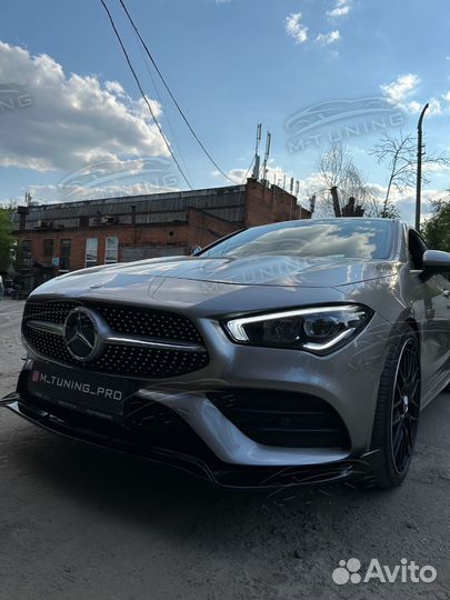 Сплиттер Mercedes CLA C118 X118