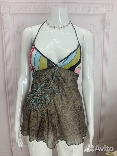 Nolita красивый топ шелк оригинал новый