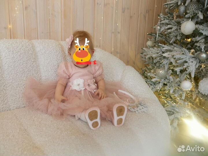 Платье для девочки 74-80