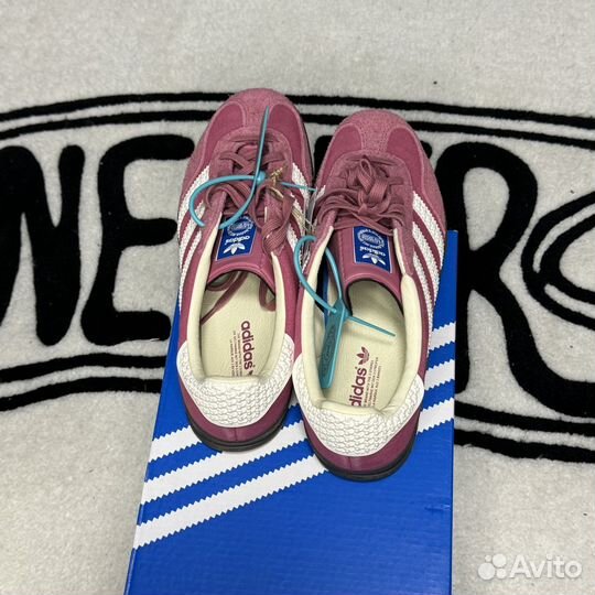 Adidas gazelle indoor pink cloud white оригинал