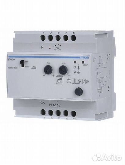 Диммер модульный распределительный ev100 hager
