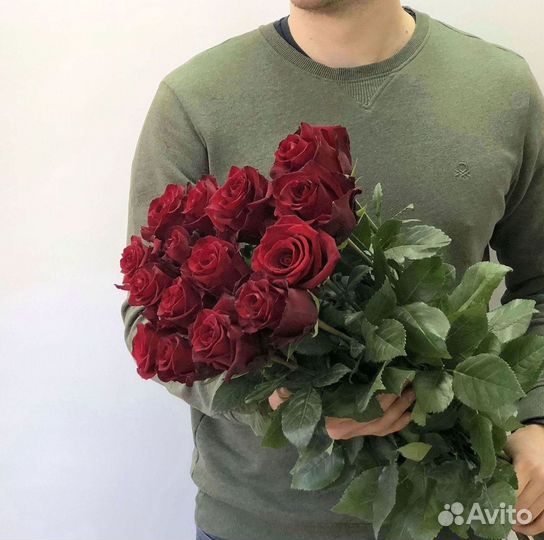 Цветы розы букеты 25 31 35 51 101 251 Доставка