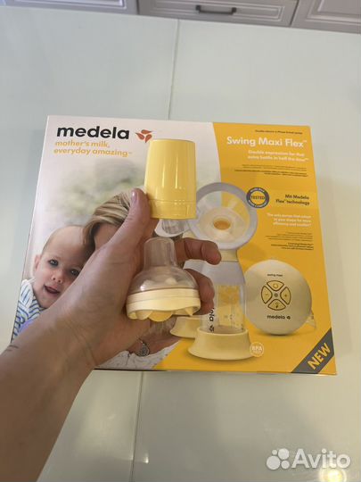 Молокоотсос medela электрический swing flex maxi