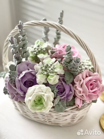 Сладкие букеты из зефира