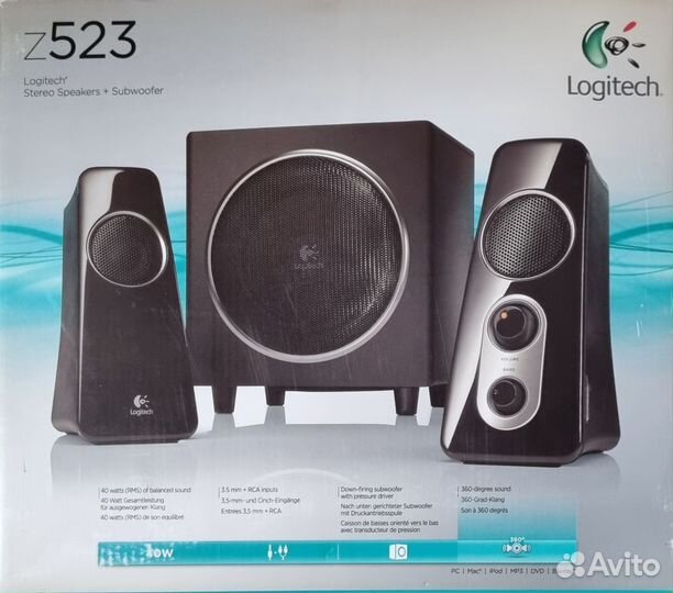 Колонки для компьютера с сабвуфером Logitech z523