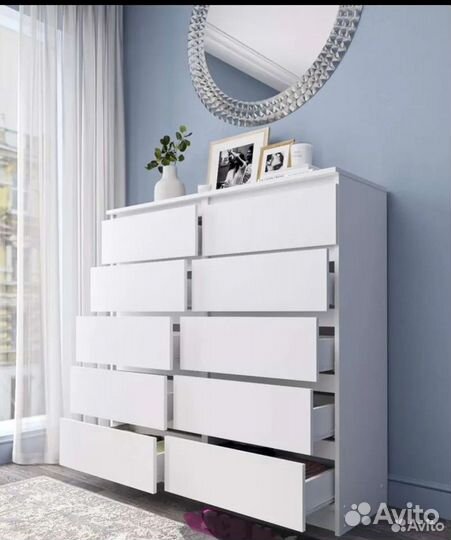 Комод универсальный современный белый