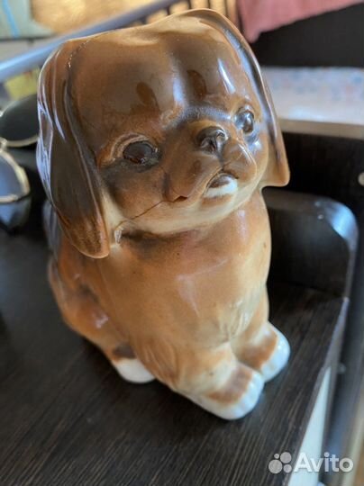 Фарфоровая собака лфз