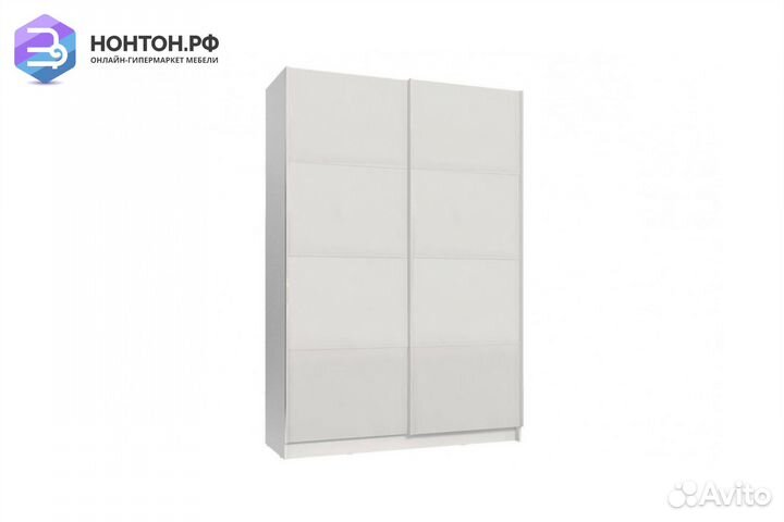 Шкаф-купе Марвин белый / белый глянец