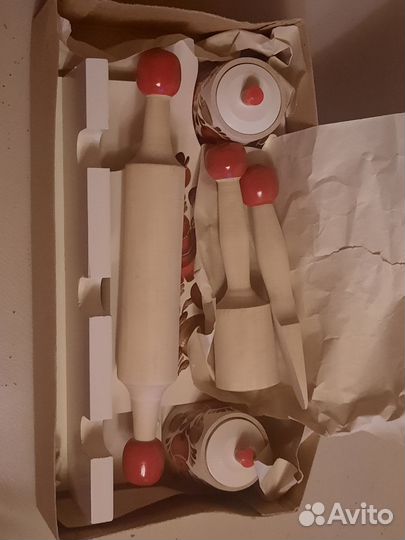 Набор для кухни деревянный новый СССР