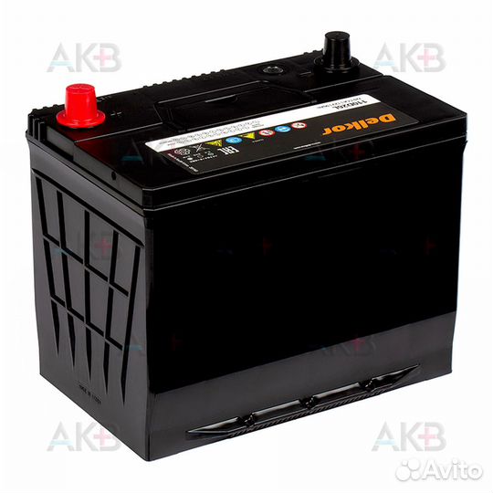 Аккумулятор автомобильный Delkor 110D26L (90R 720A