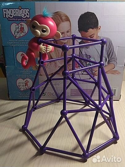 Комплект Fingerlings + обезьянка Aimee оригинал