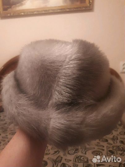 Шляпки из голубой норки