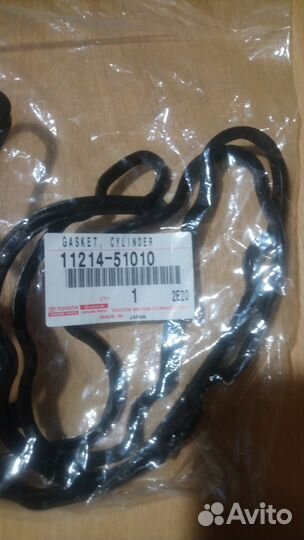 Прокладка клапанной крышки левая