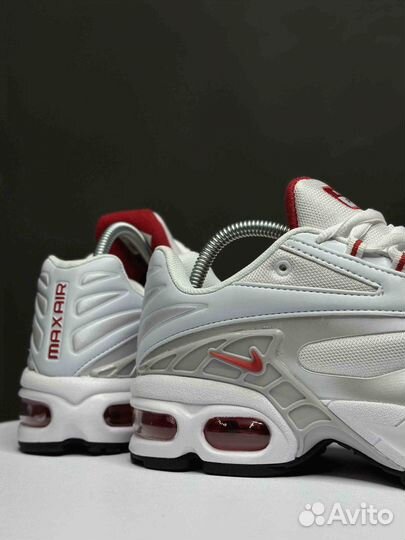 Nike Air Max Tn Plus white and red