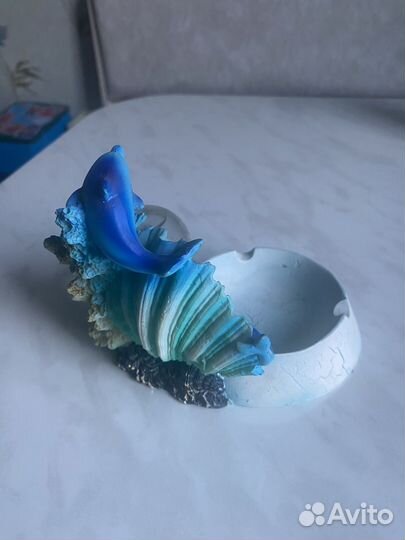 Пепельница сувенирная с дельфинами