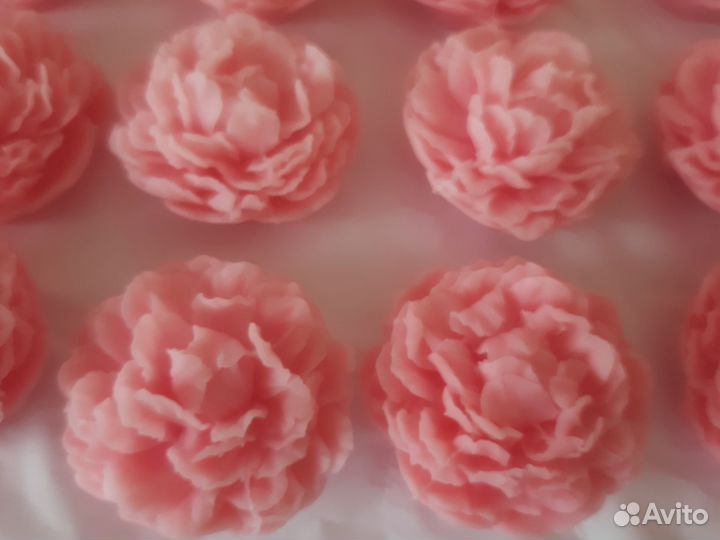 Декоративное мыло пион