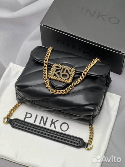 Сумка Pinko qult mini, натуральная кожа