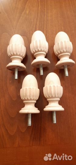 Резные навершия для мебели из бука