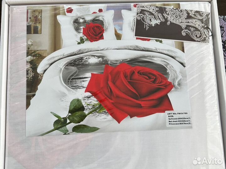 Шикарное постельное белья Сатин Евро в наличии