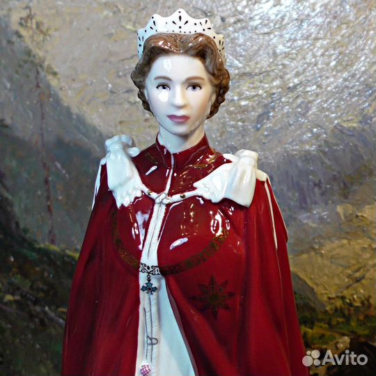 Королева Англии.Елизавета.Royal Worcester.Статуэтк