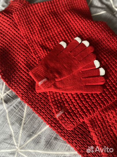 Шарф перчатки