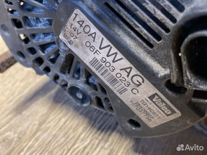 Volkswagen golf plus генератор 140 A