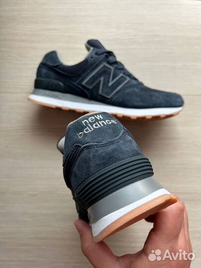 Кроссовки new balance 574 тёмно-синие 41-46