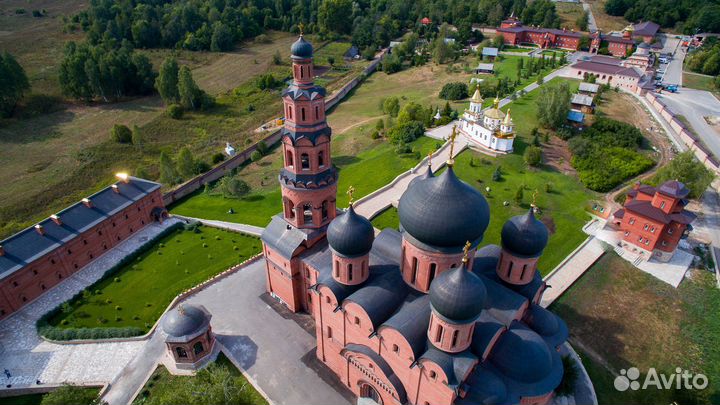 Тур мужской монастырь, красный ключ, красные скалы