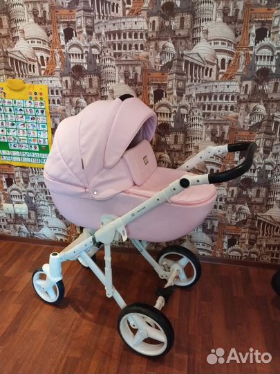 Коляска adamex 3 в 1 бу