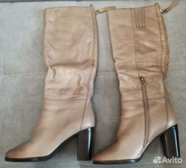 Сапоги зимние натуральная кожа 40