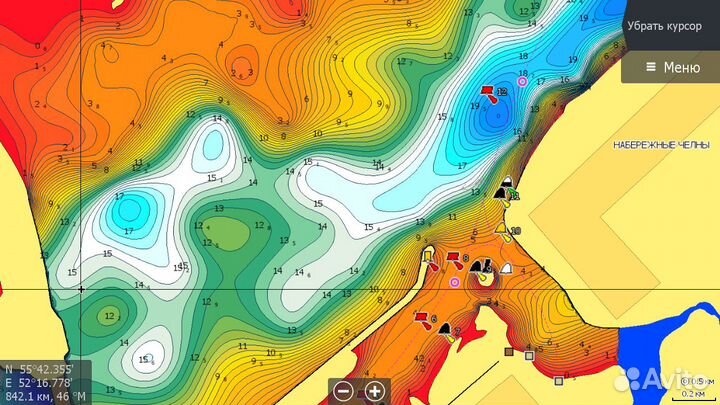 Карта глубин Lowrance C-MAP RS-Y050 России HD