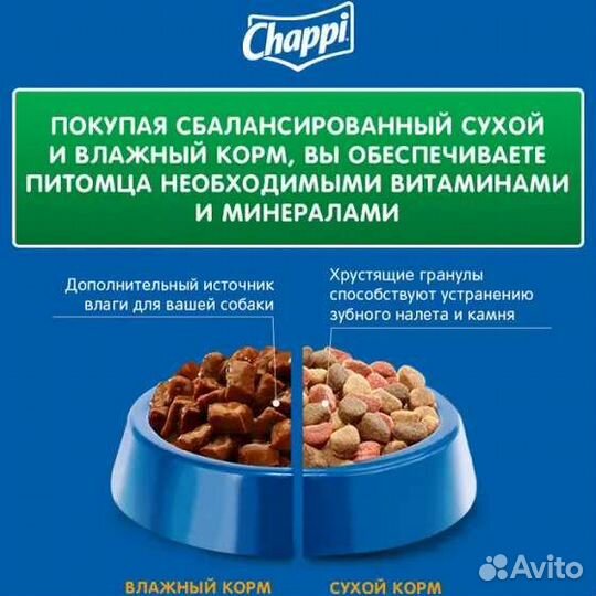 Корм для собак Chappi 15кг