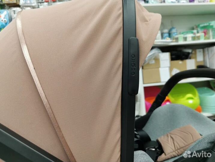 Коляска 2 в 1 Espiro Miloo 08, Pink love story