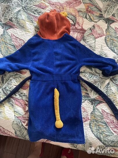 Флисовый халат Челси львенок для мальчика Chelsea